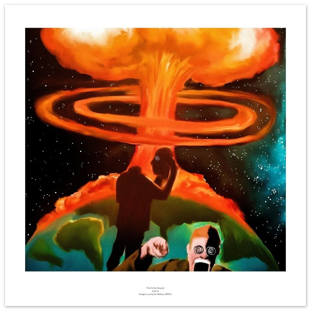 'Don't be late 2da party' | Fine Art Poster