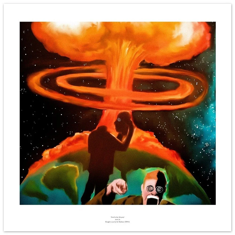 'Don't be late 2da party' | Fine Art Poster