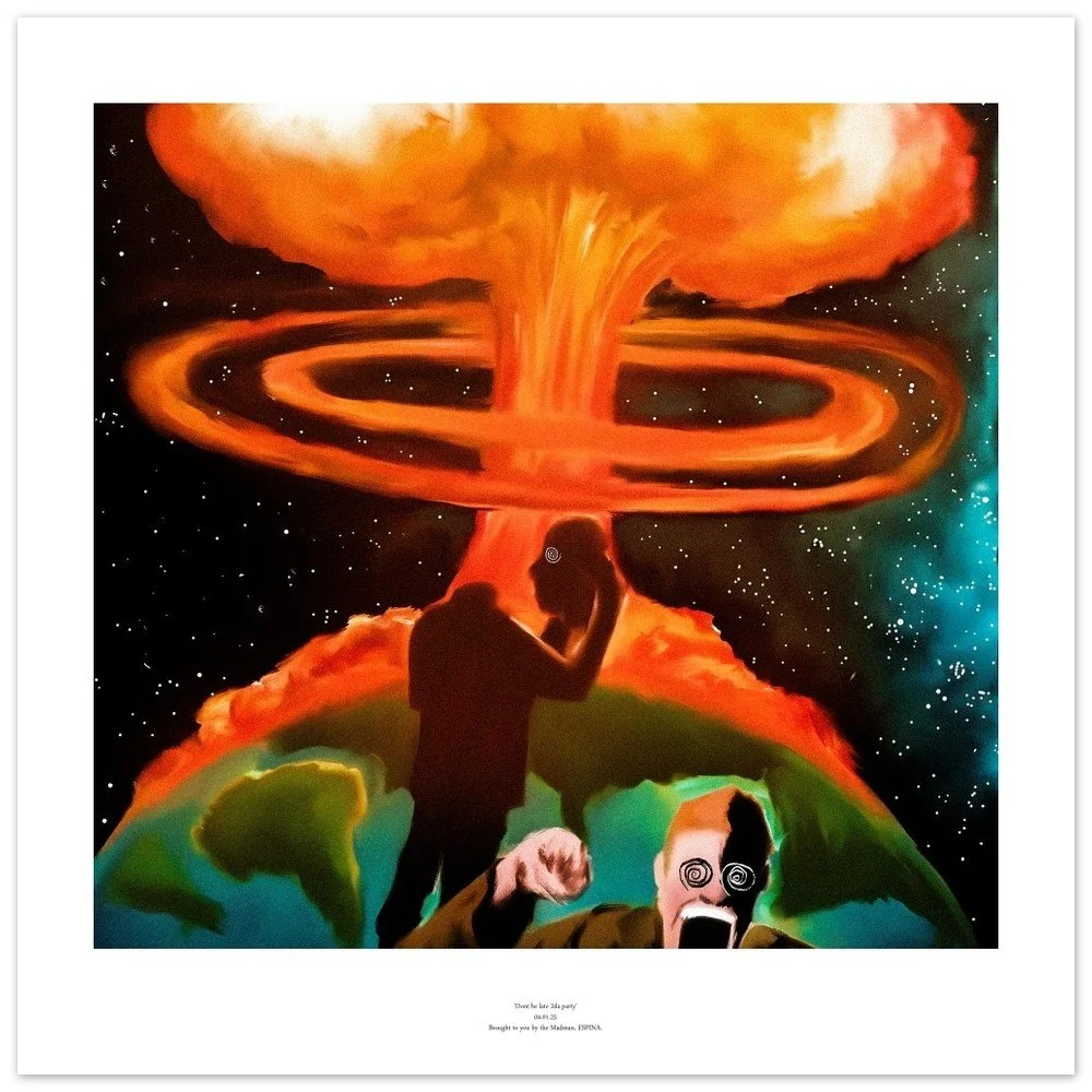 'Don't be late 2da party' | Fine Art Poster