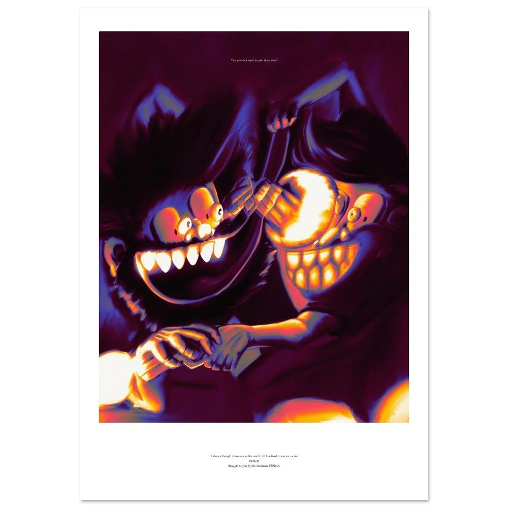 'Me vs Me' | Fine Art Poster