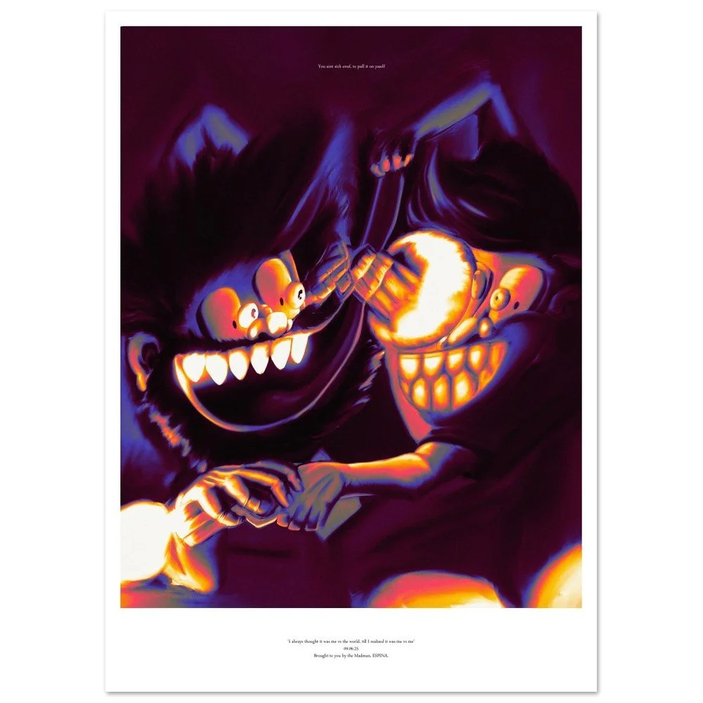 'Me vs Me' | Fine Art Poster