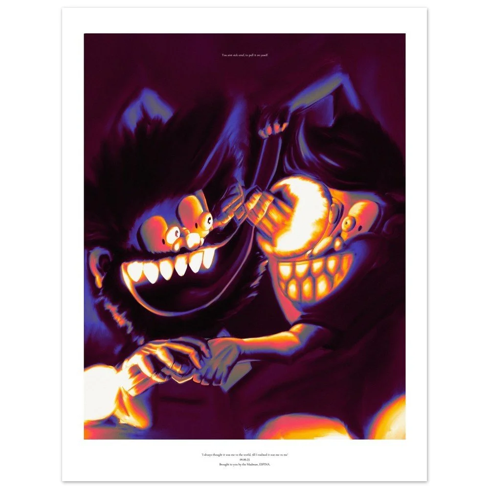 'Me vs Me' | Fine Art Poster