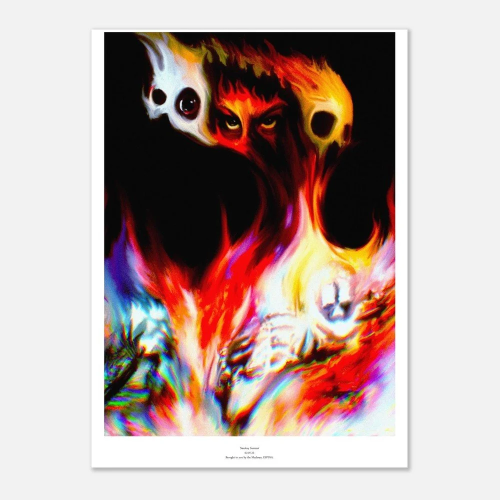 'Smokey Summa' | Fine Art Poster | A0 (84.1 x 118.9 cm)