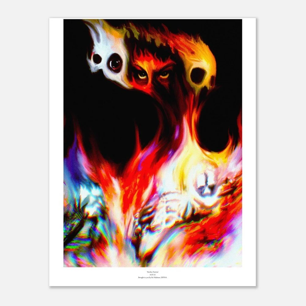 'Smokey Summa' | Fine Art Poster | A0 (84.1 x 118.9 cm)