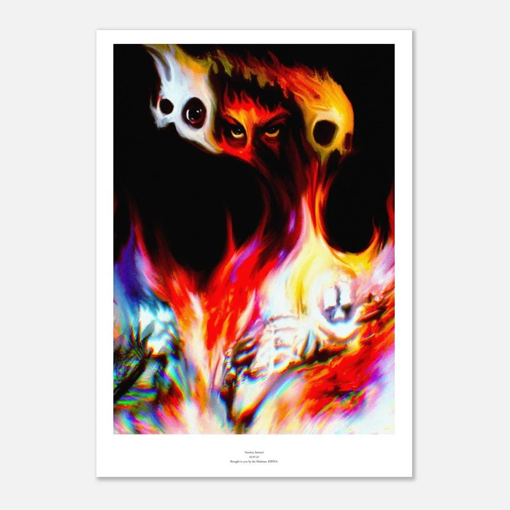 'Smokey Summa' | Fine Art Poster | A0 (84.1 x 118.9 cm)