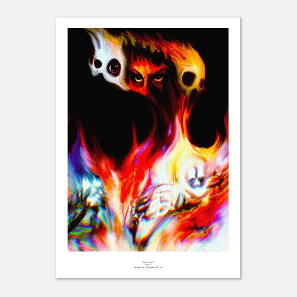'Smokey Summa' | Fine Art Poster | A0 (84.1 x 118.9 cm)