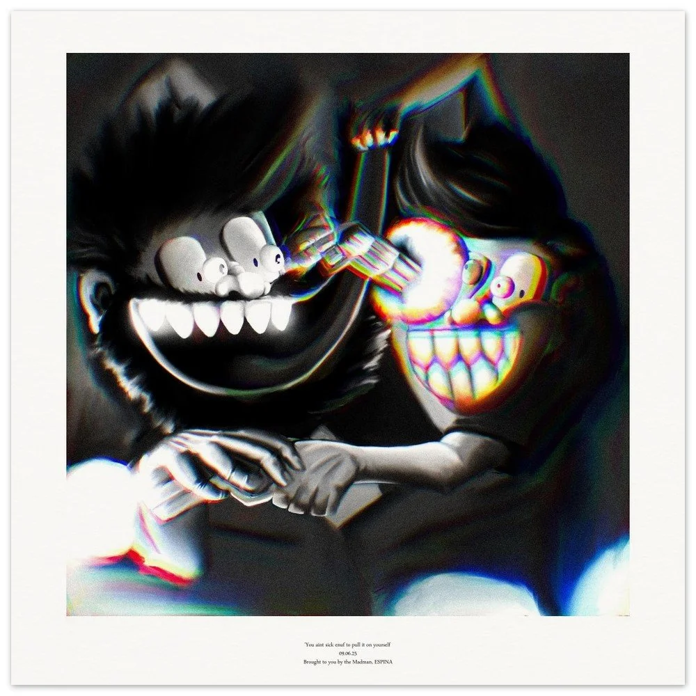 'You aint sick enuf to pull it on yourself' | Matte Paper Poster