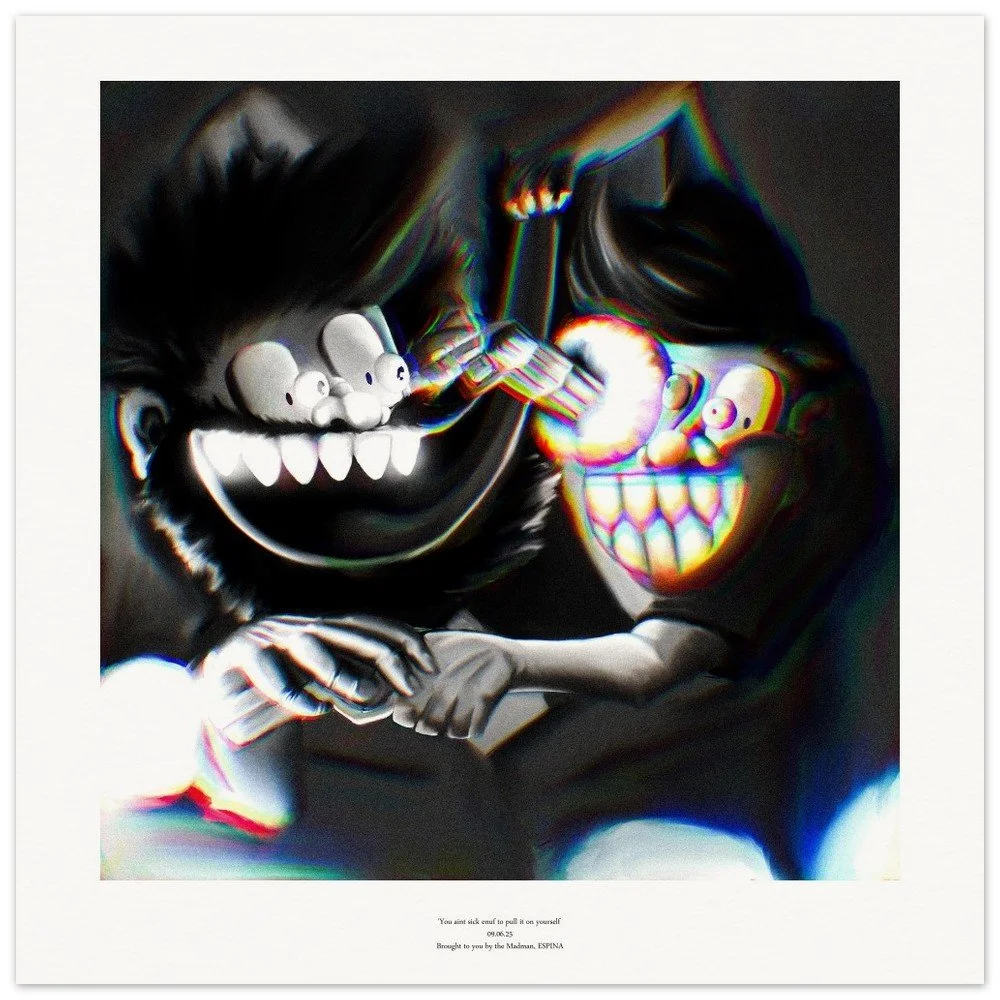 'You aint sick enuf to pull it on yourself' | Matte Paper Poster