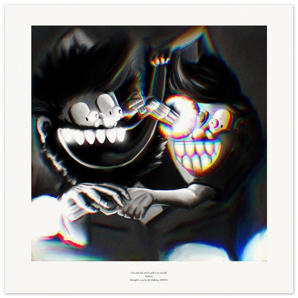 'You aint sick enuf to pull it on yourself' | Matte Paper Poster