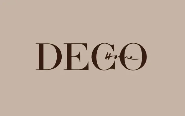 Text saying 'DECO' with the word 'hope' written in cursive across the 'C'.