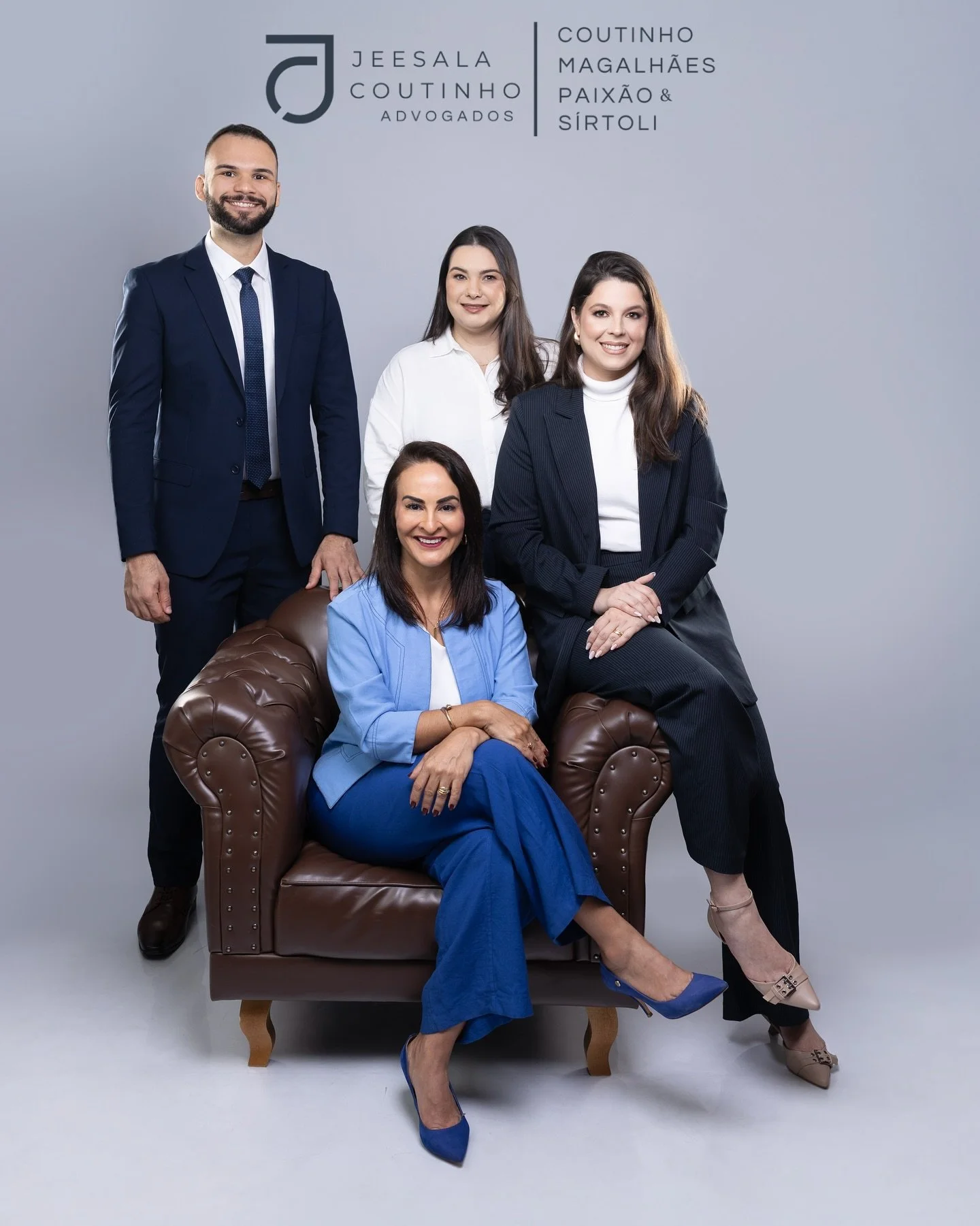 ✨ Por trás de cada decisão estratégica, está um time dedicado e especialista.
Nossos Advogados:
- Jeesala Mayer Coutinho – Sócia Fundadora*
- Marcus Paixão
- Renata Cordeiro Sírtoli
- Tatiane M