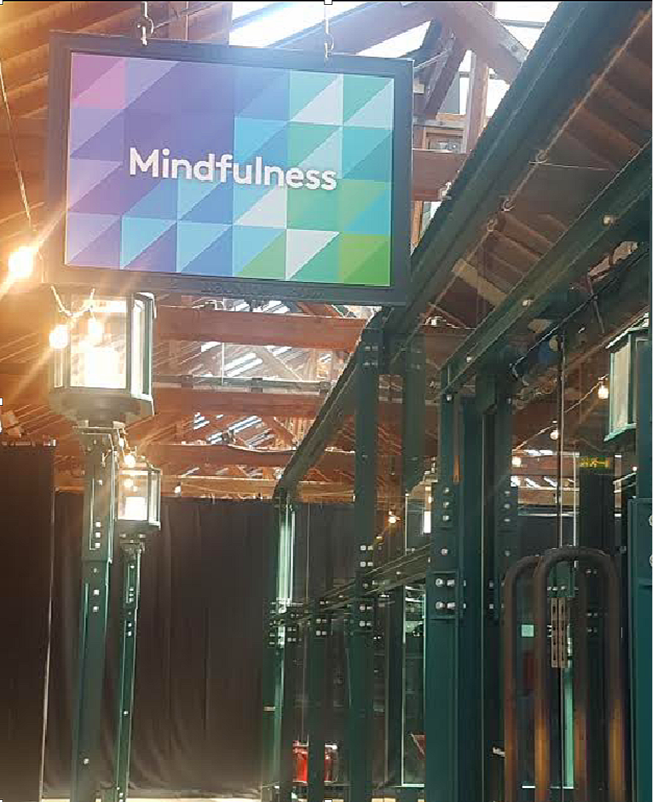 Mindfulness and meditation - experiential branding event