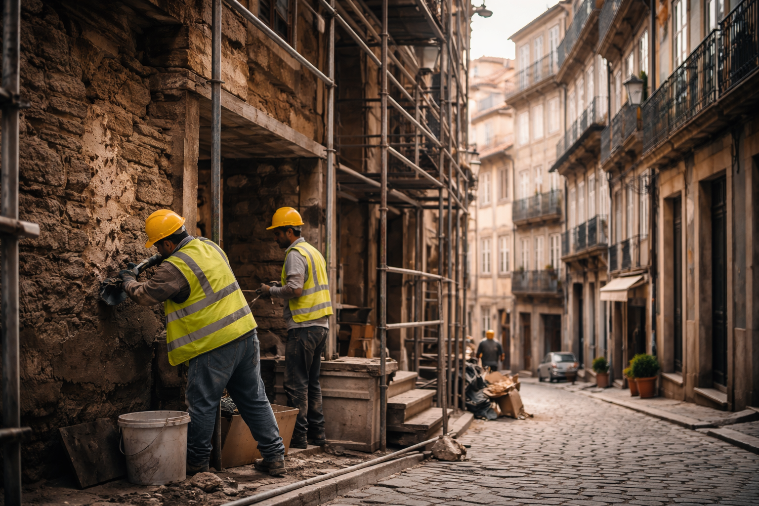 Reabilitação em zonas históricas: Os desafios técnicos mais complexos e como a Edizur os resolve