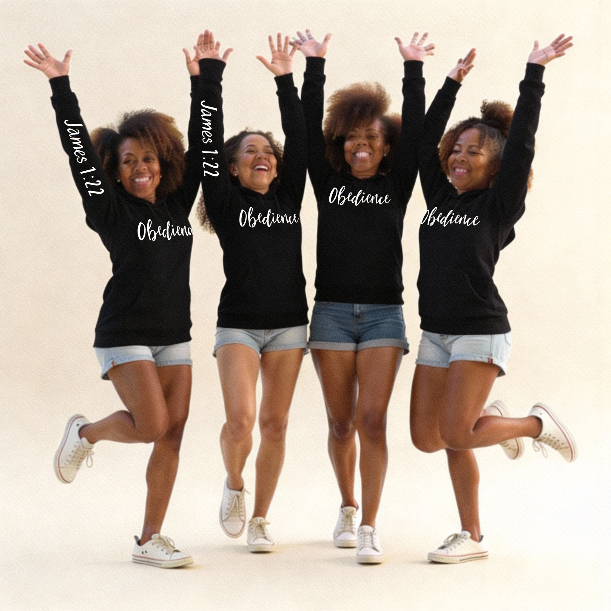 OBEDIENCE Hoodie — James 1:22