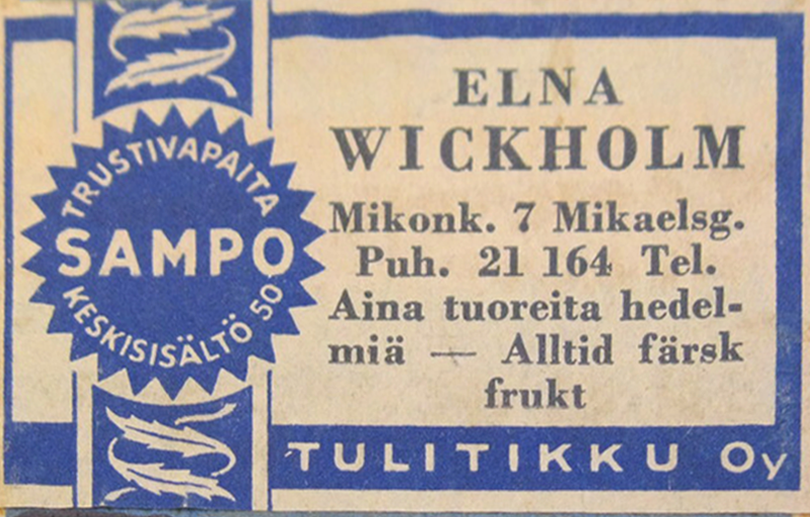 1933–1942
Foto: Helsingfors stadsmuseum