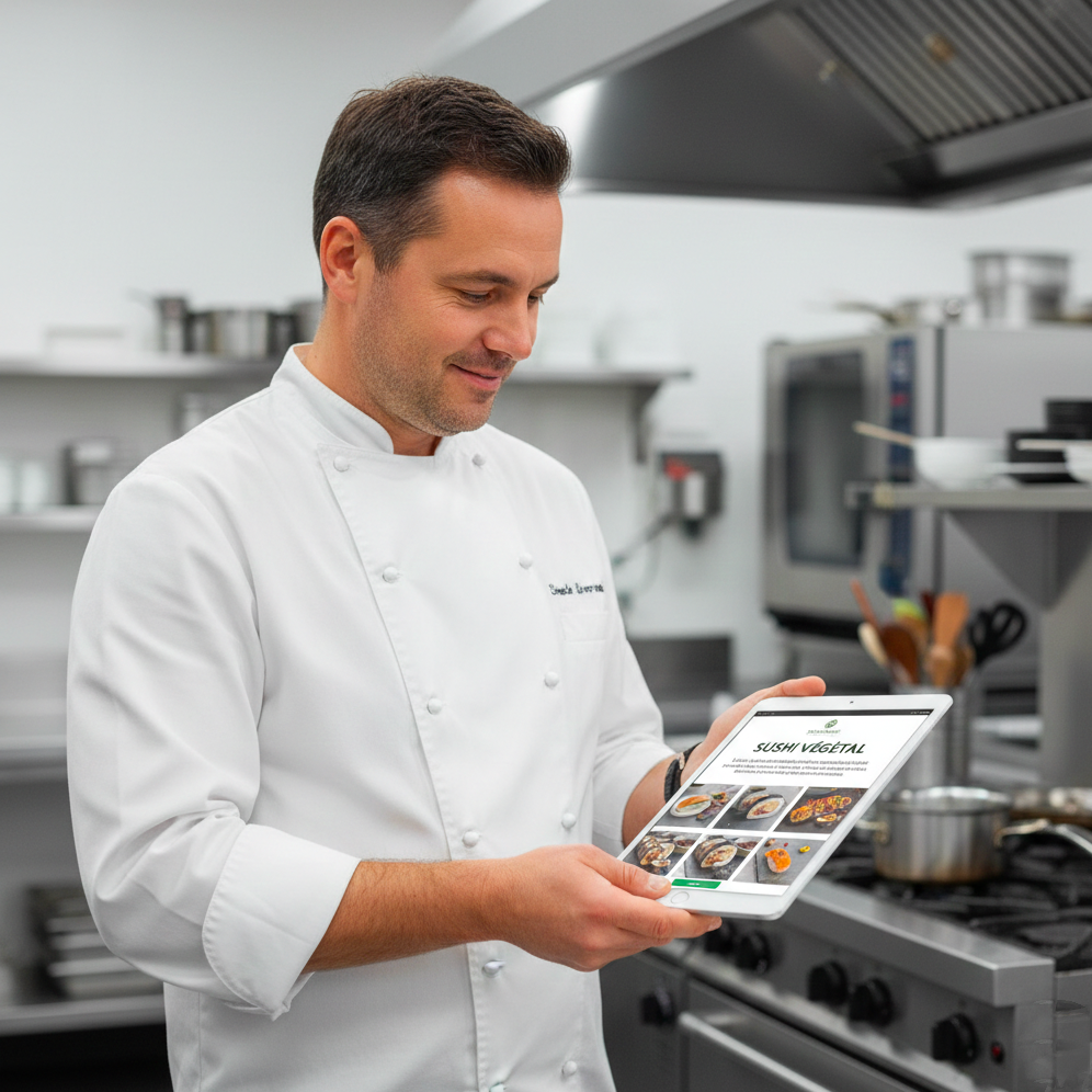 SUSHI VÉGÉTAL : Le guide professionnel pour une offre gastronomique et rentable De l'umami au rendement : techniques, 14 recettes signature et stratégies de valorisation.