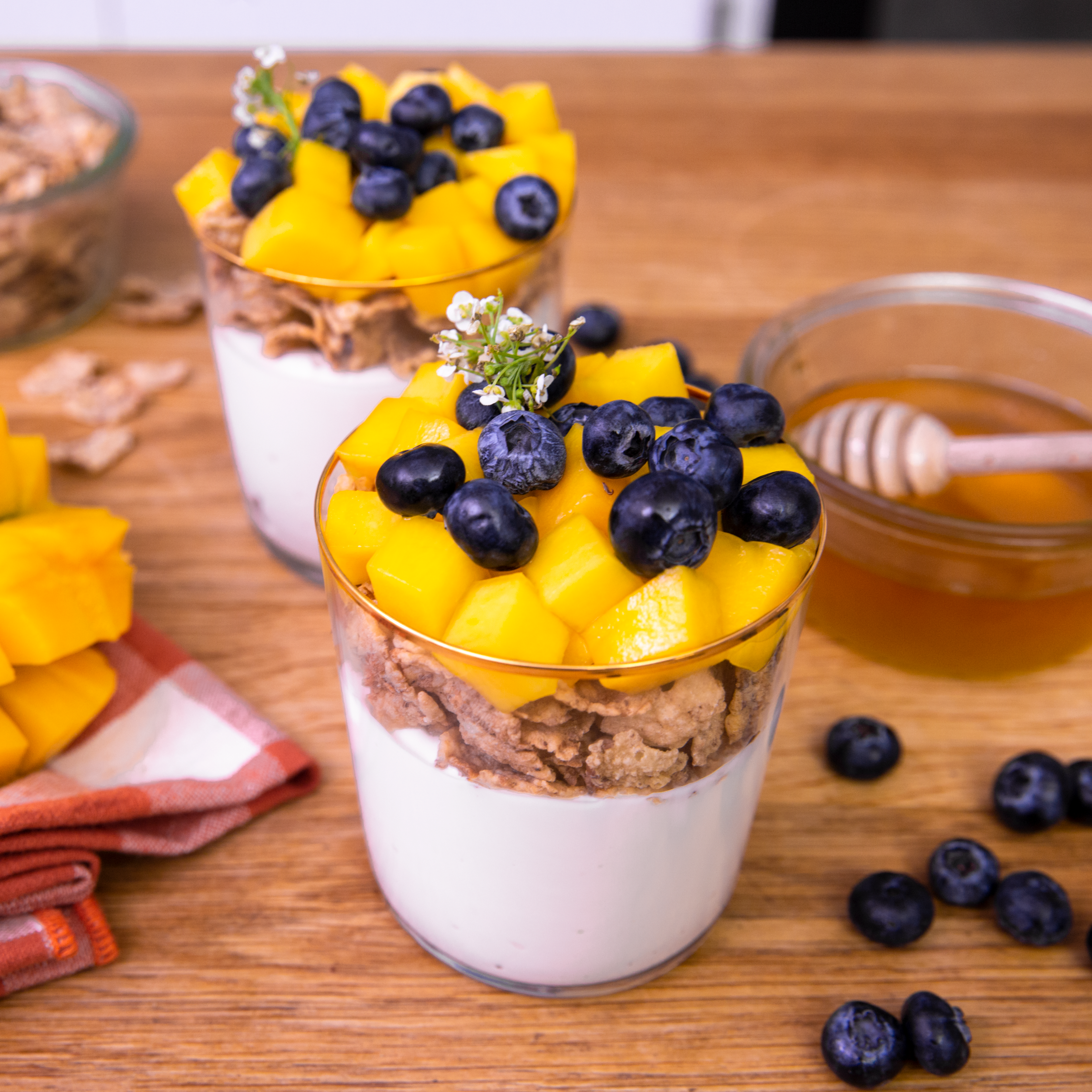 Granola maison aux fruits - Recette healthy créée pour Kellogg's - Petit-déjeuner