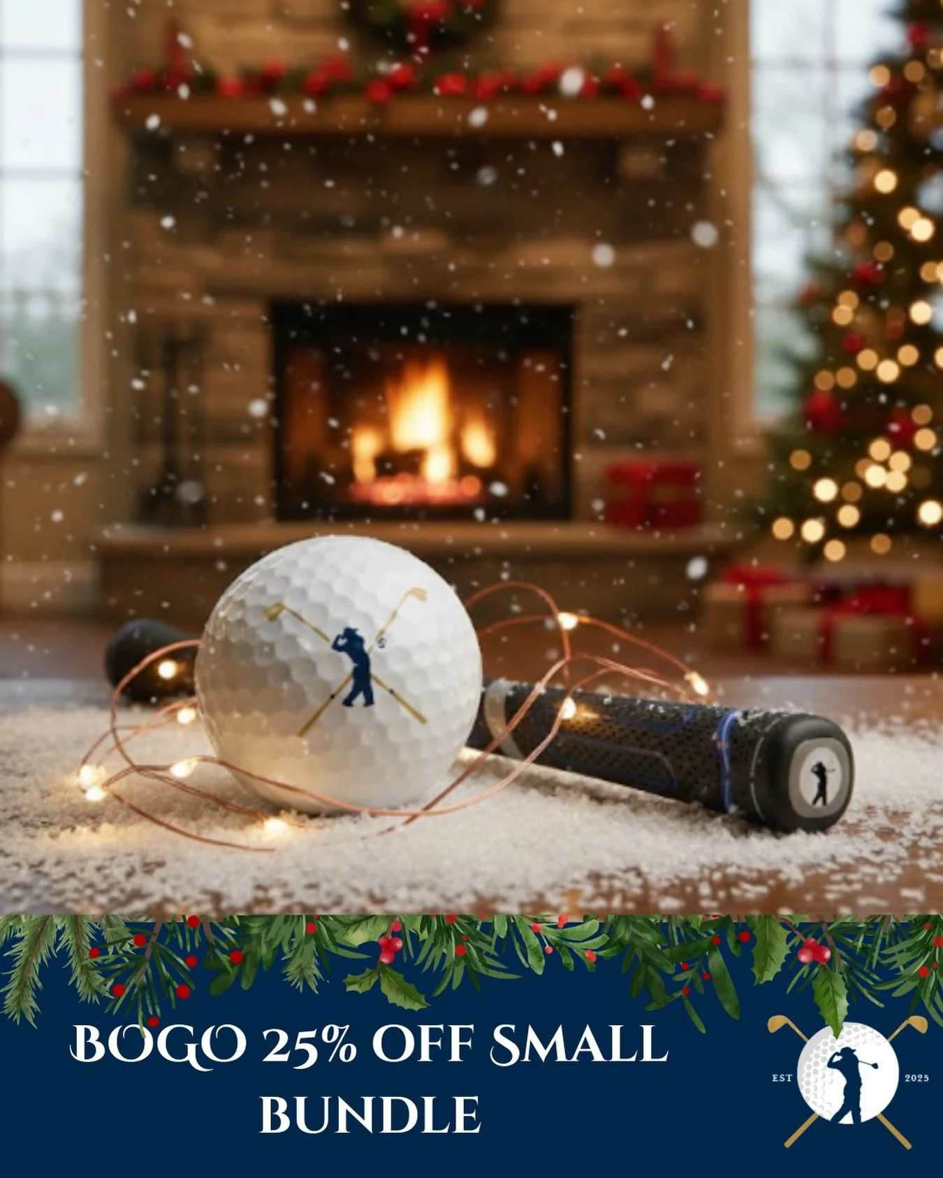 🎄 Day 7 of Holiday Sales 🎄
Double the game, double the joy.
BOGO 25% OFF our Small Bundle&mdash;because great golf gifts come in pairs. ⛳️✨
USE THE CODE DAYSEVEN AT CHECKOUT!!