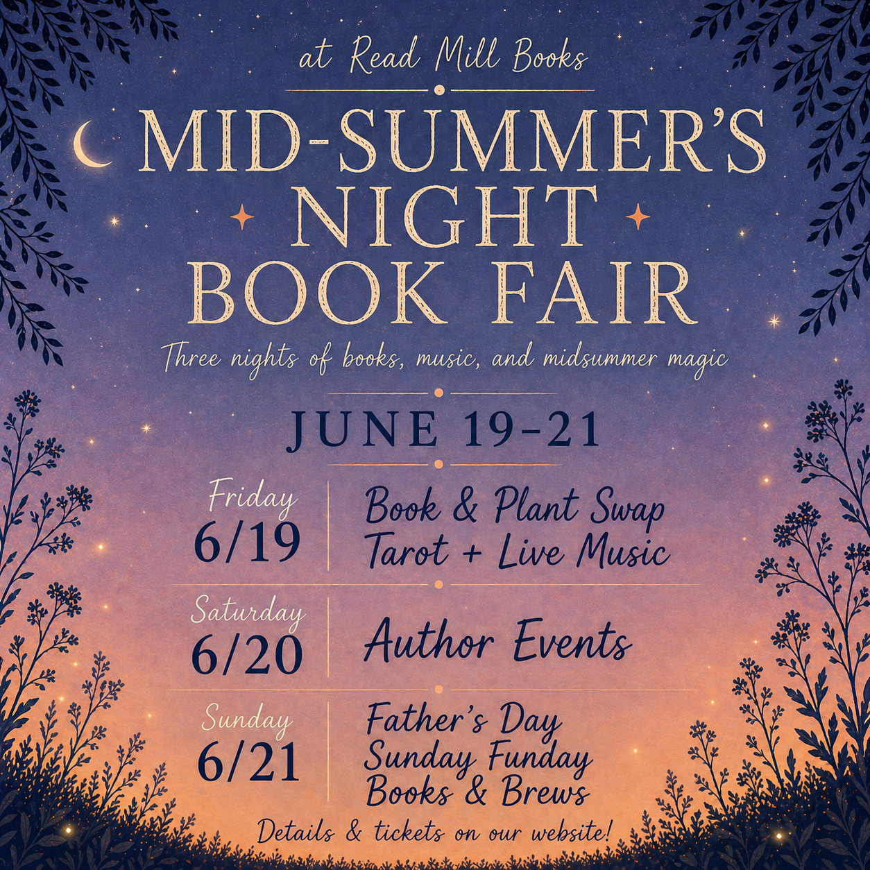 Mid-Summer's Night Book Fair