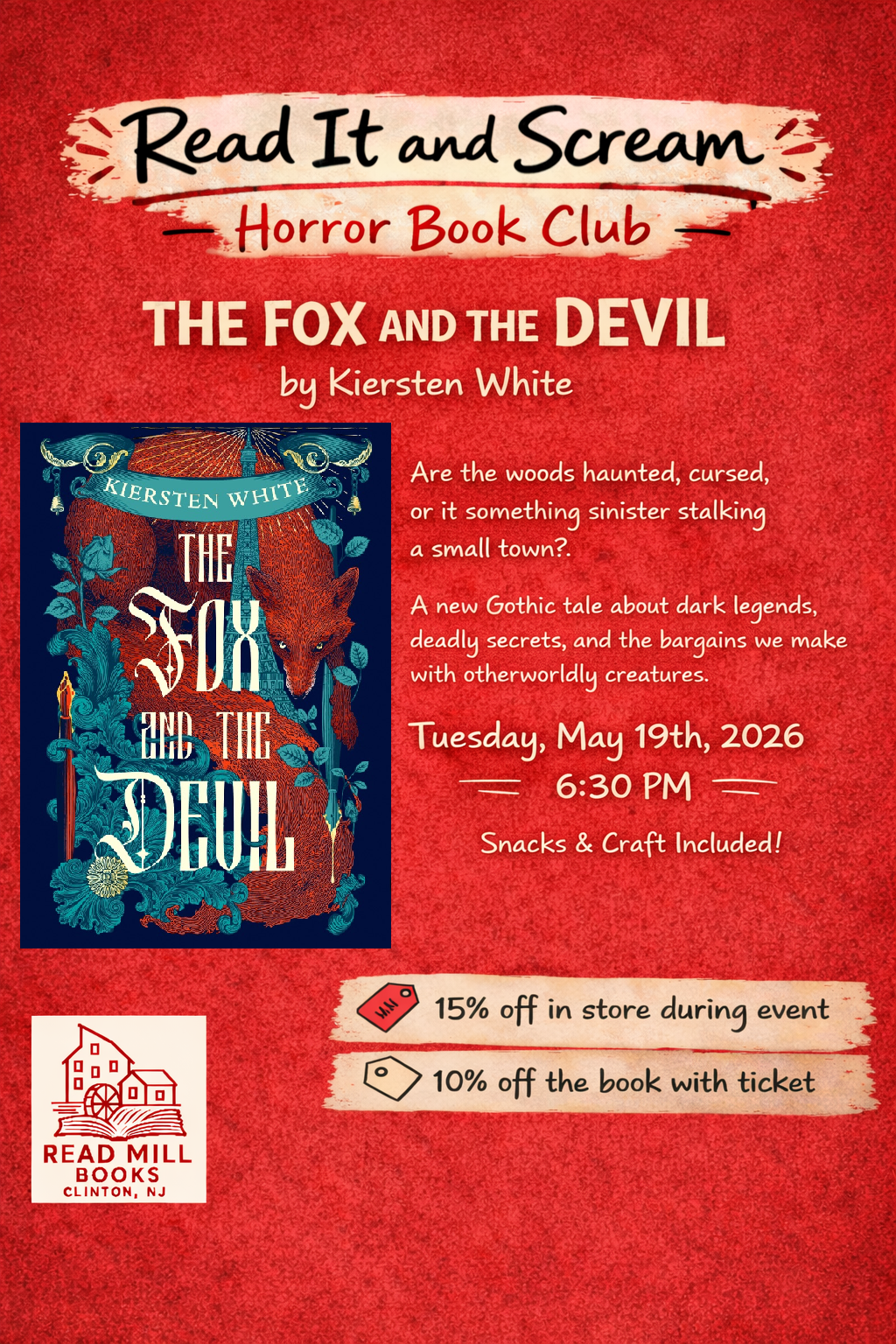Read it and Scream Horror Book Club 