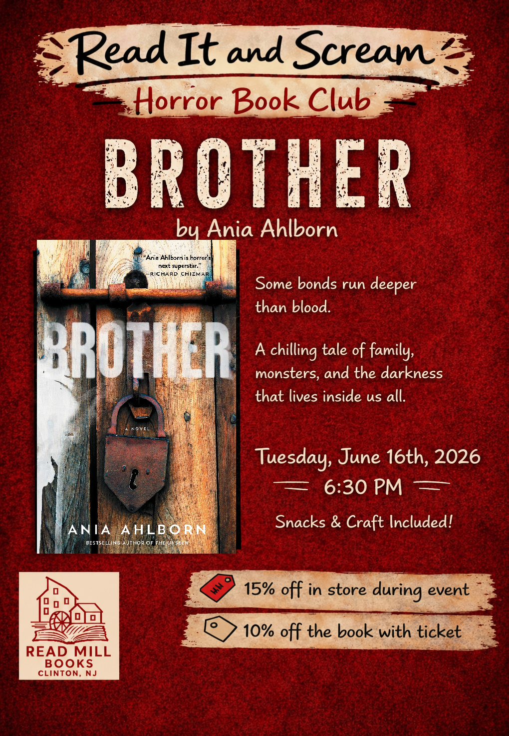 Read it and Scream Horror Book Club 