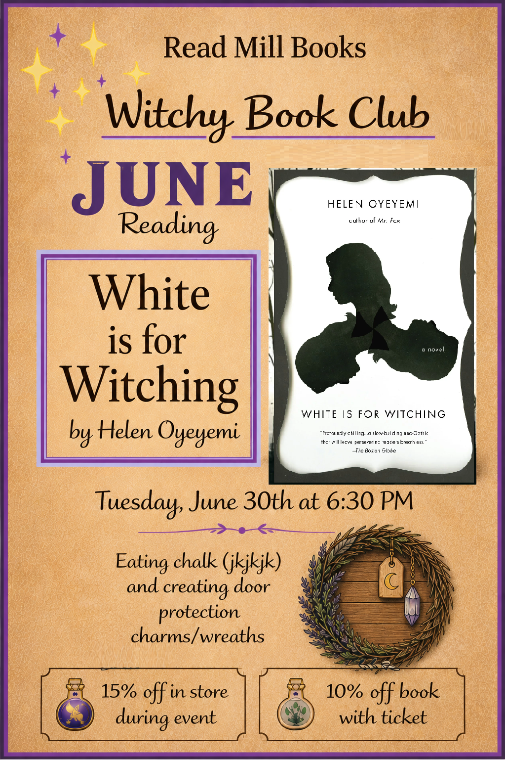 Bell, Book &amp; Candle Witchy Book Club 