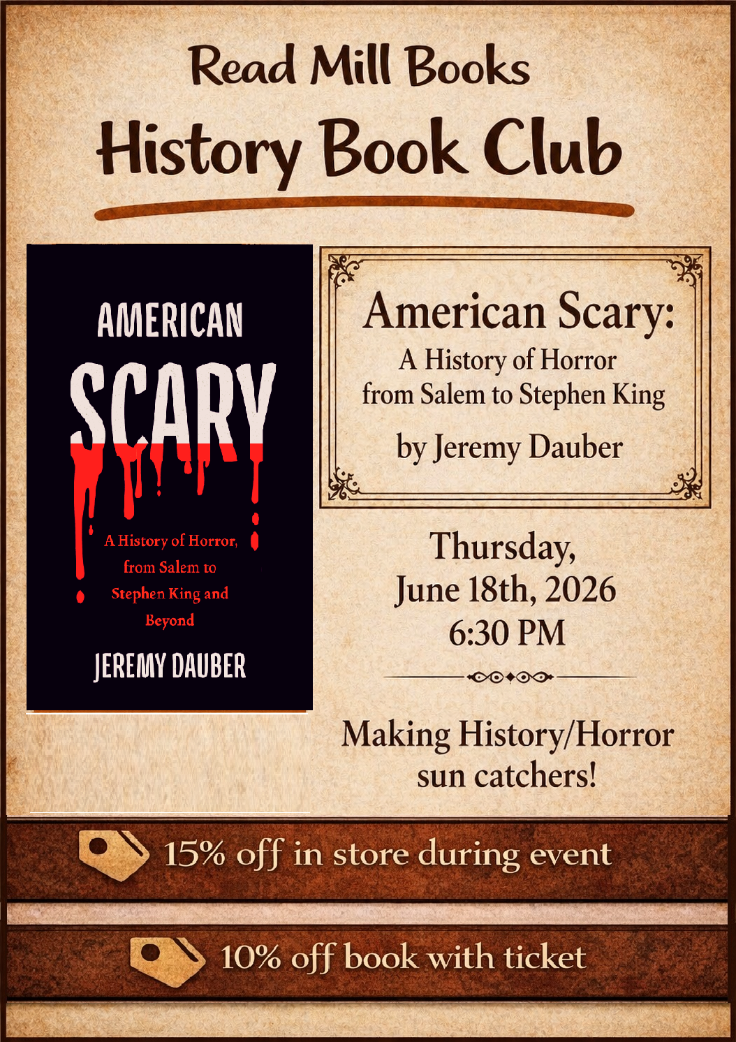 Tales and Tankards History Book Club 