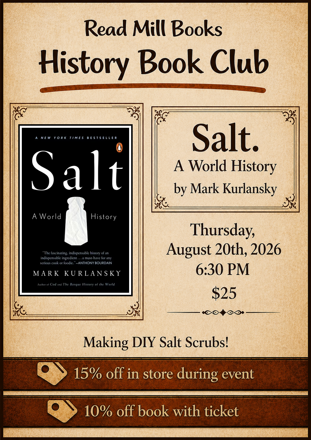 Tales and Tankards History Book Club 