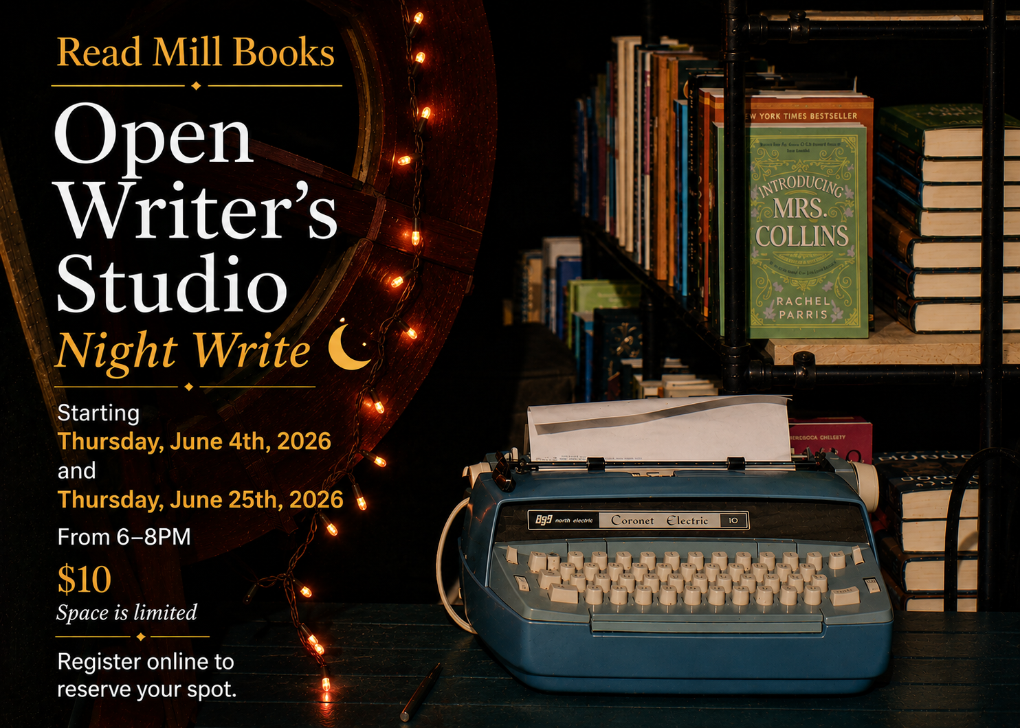 Night Write Open Writers Studio 