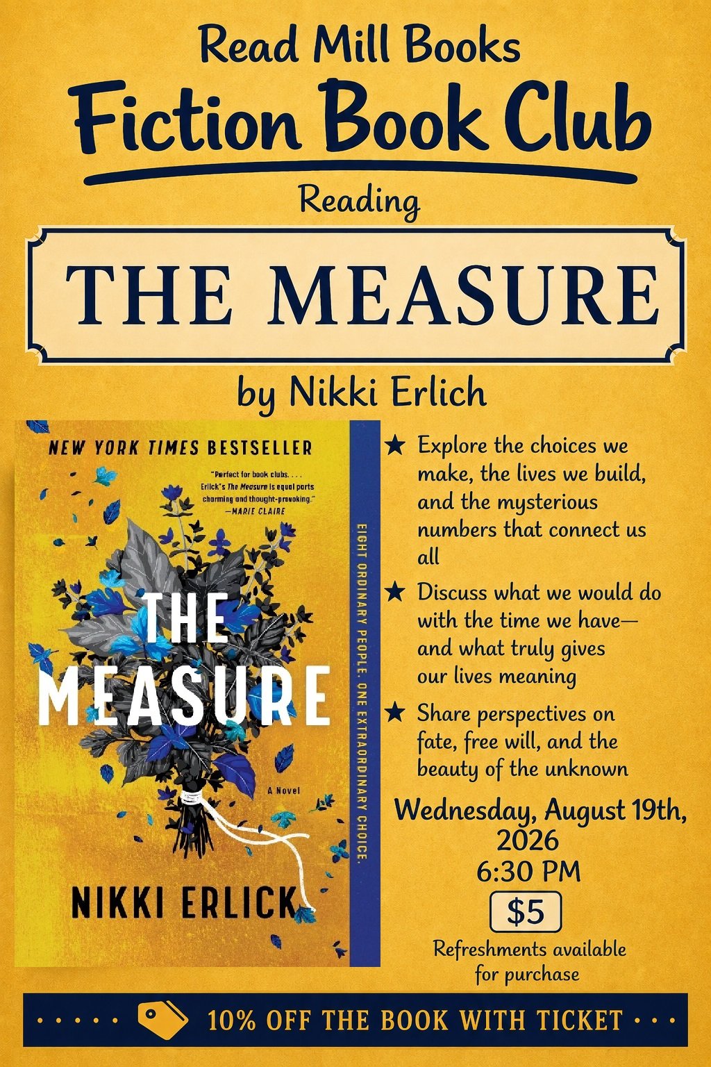 Miller's Corner Fiction Book Club 