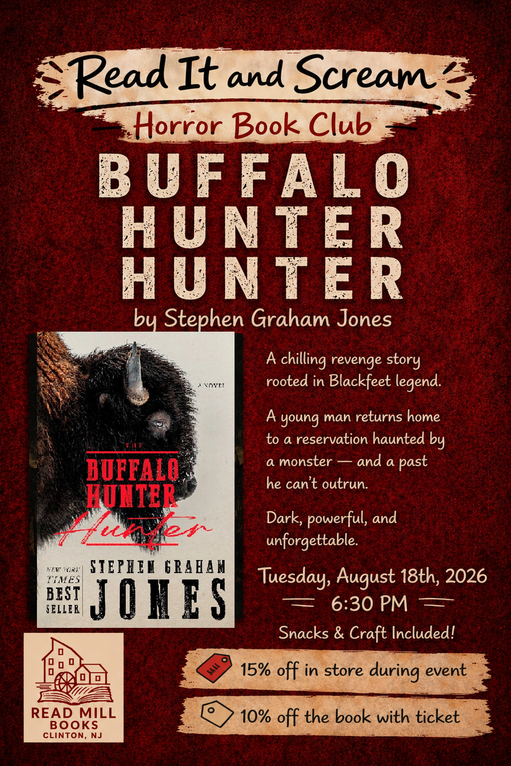 Read it and Scream Horror Book Club 