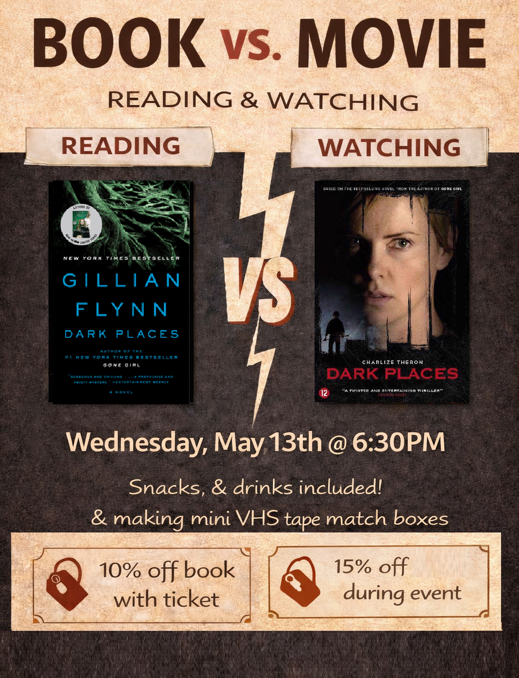 Reel Lit, Book vs Movie Club