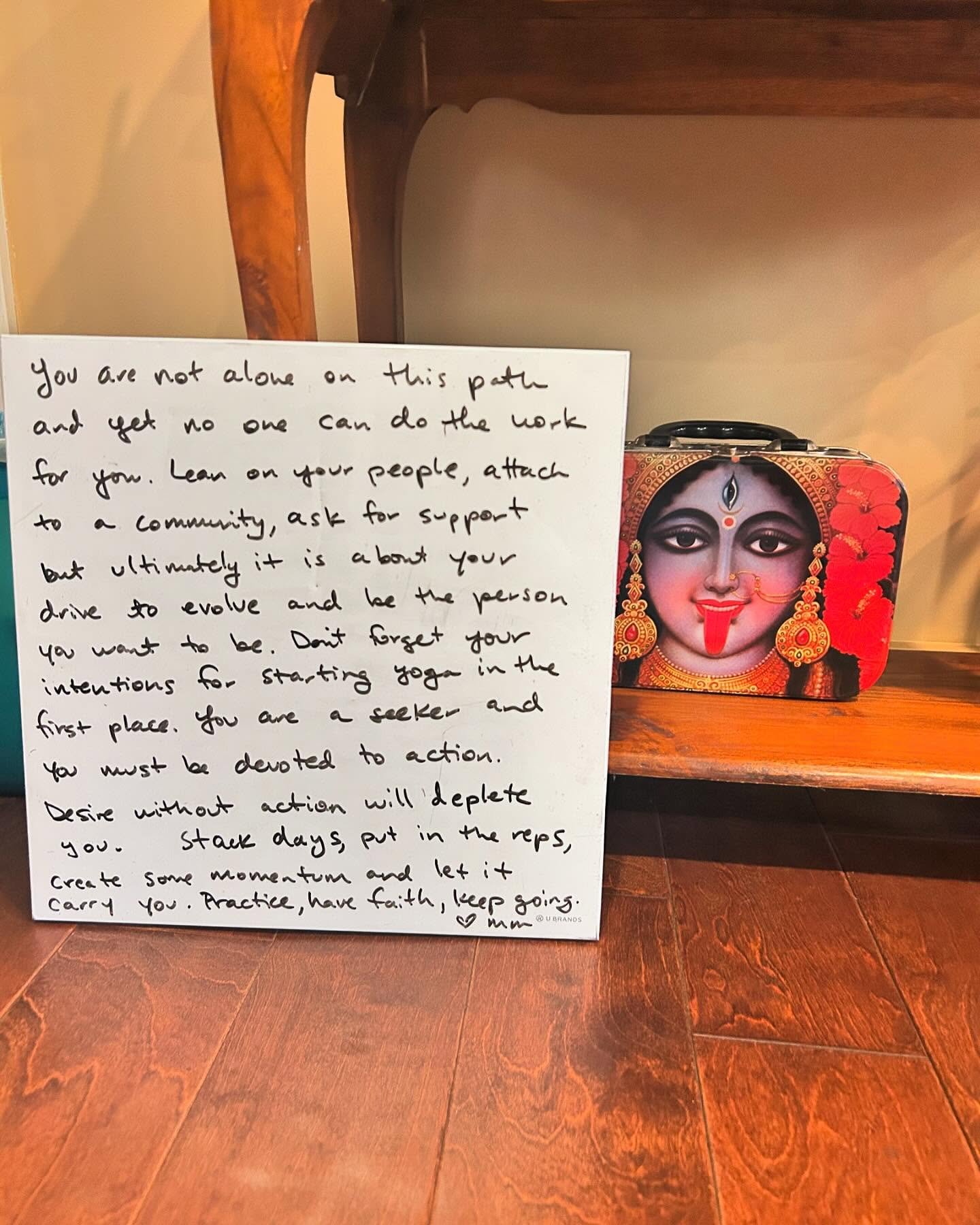 I&rsquo;ve been on a roll lately, but lady&rsquo;s holiday through the weekend slowed me down and I didn&rsquo;t want to practice this morning. Somehow I motivated myself with my writing and got to work. 😂 I had to follow my own advice and I&rsquo;m