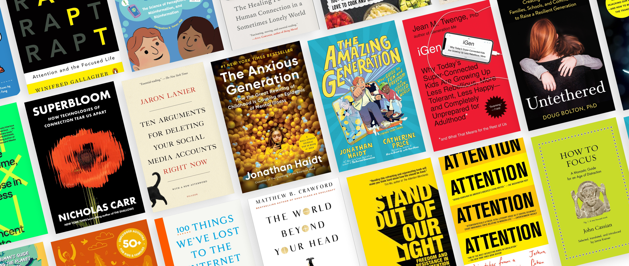 A list of books about kids and technology