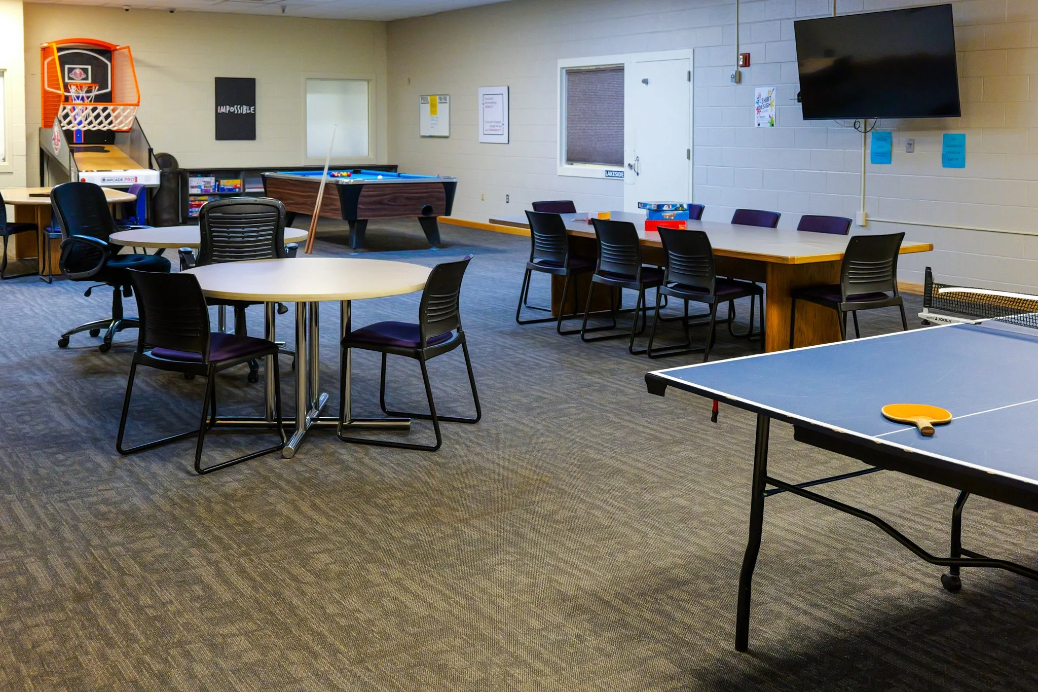Indoor Recreation Area for youth at Arrowhead Juvenile Center (AJC), Duluth, MN