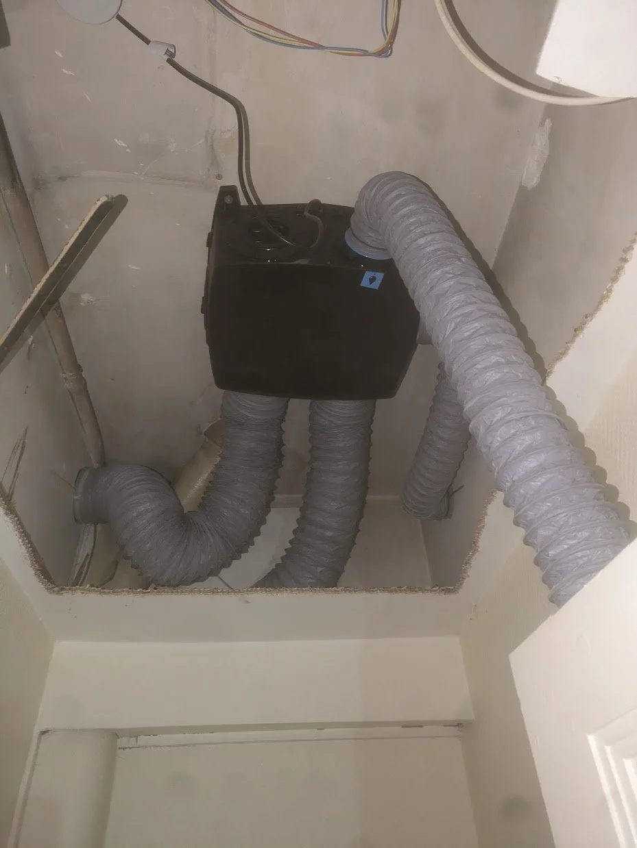 VMC en cours d'installation