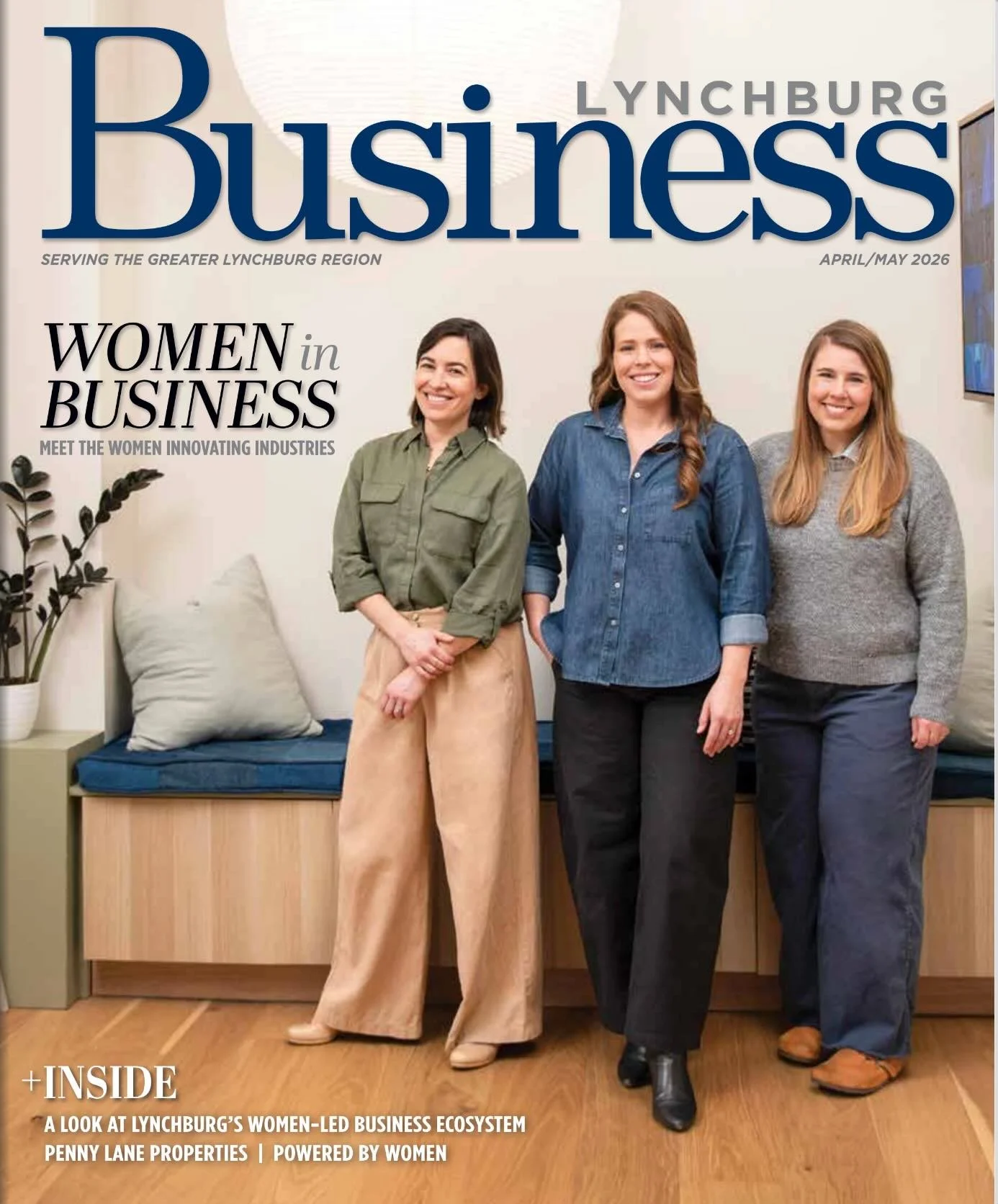 Thank you for the feature, @the_editorial_e @lynchburgbusinessmag !!

#lynchburgva
#womeninbusiness
