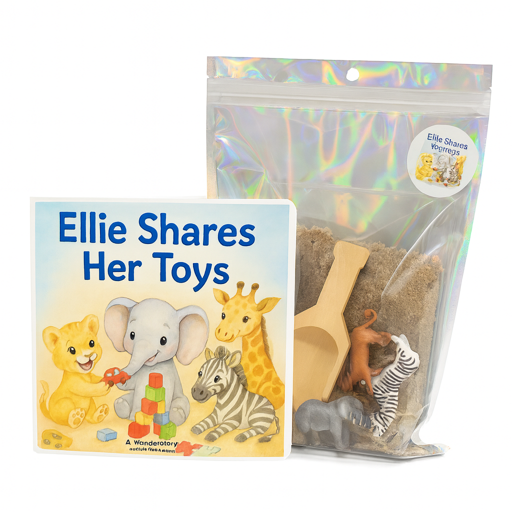 Ellie Shares Her Toys Sensory Story Kit