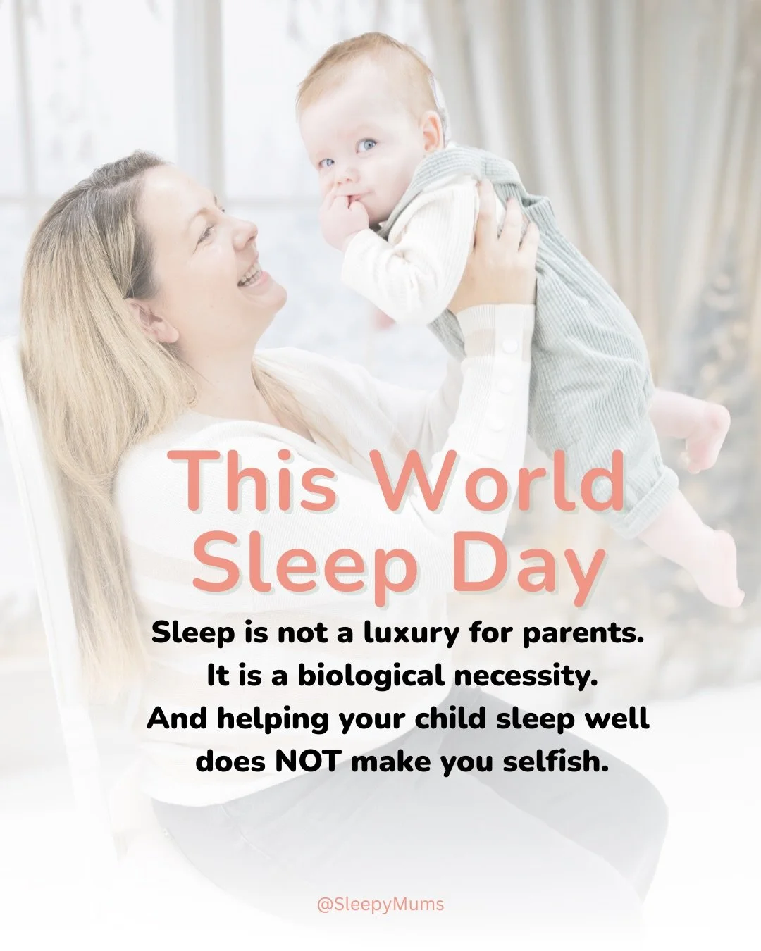 Today is World Sleep Day, and I want to talk about something parents rarely say out loud.

Sleep deprivation can be devastating.

With my first baby, I was a chronically sleep deprived mum.

The exhaustion affected my mental health, my confidence, an