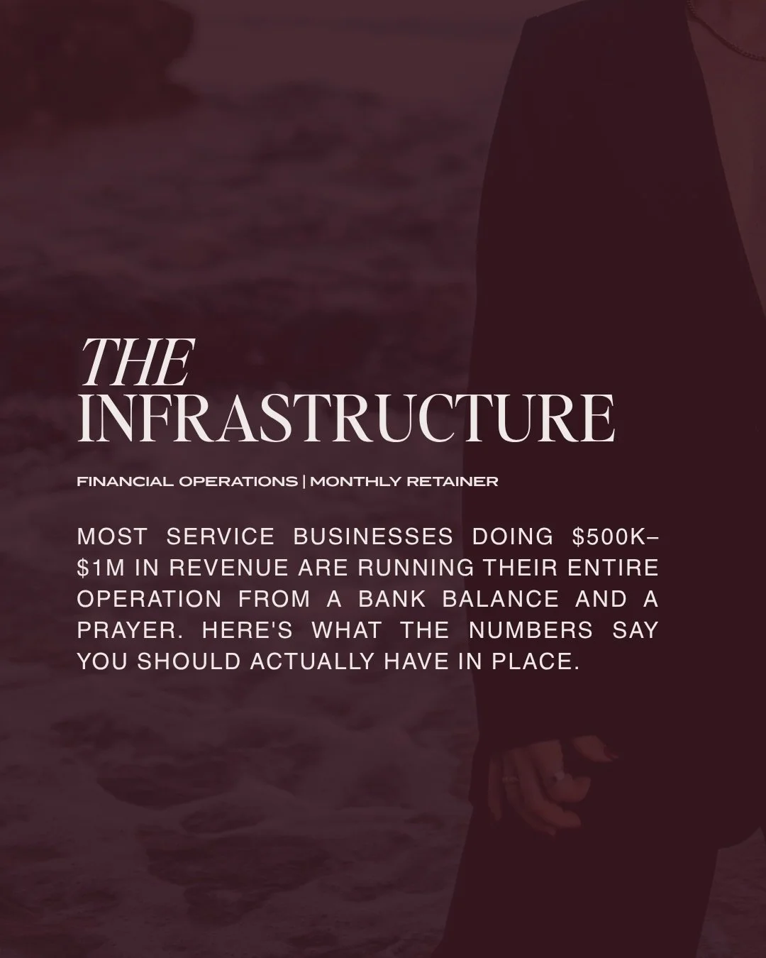One of the hardest conversations I have with founders is about what their financial operations actually look like behind the scenes.

Because from the outside, it can feel like you have it covered. You&rsquo;ve got an accountant. You lodge your BAS. 