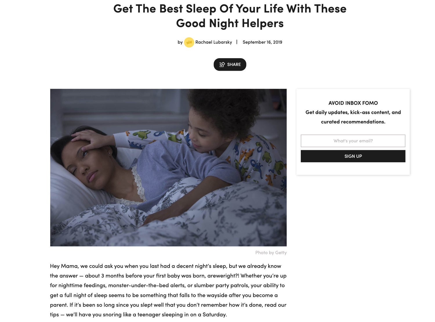 Spotted by Scary Mommy: Affiliate Articles
