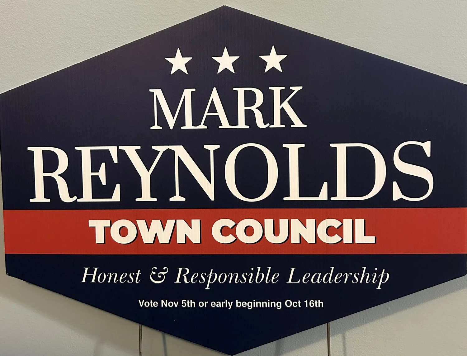 Mark Reynolds, Richmond Town Council