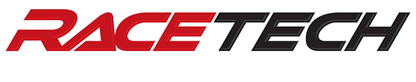Race Tech Titanium logo with red and black text on a white background.