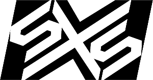 Simple maze puzzle with white lines on a black background.