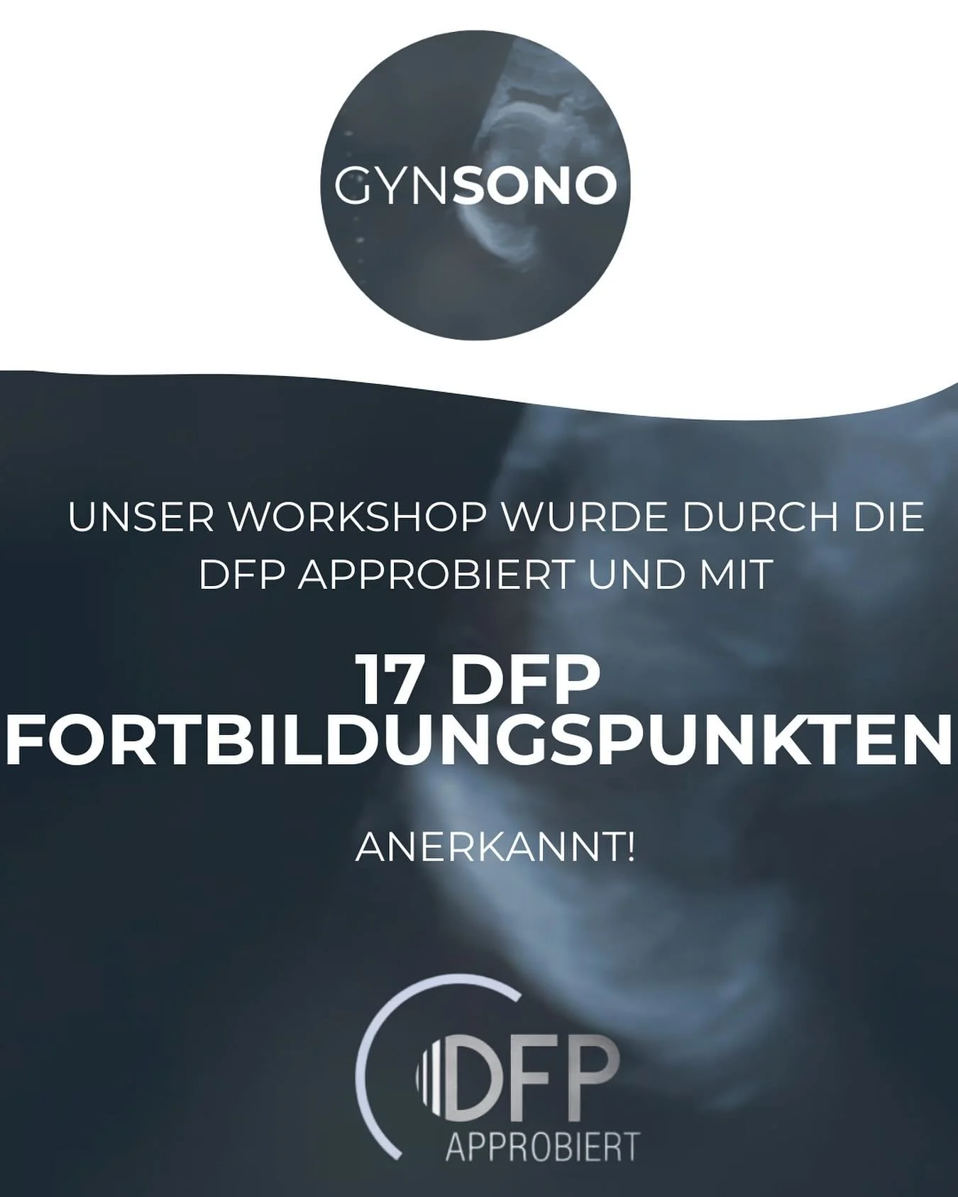 Sichere dir deinen Platz beim GynSono-Workshop in Wien am 7.&ndash;8. November!
Jetzt gleich anmelden unter: office@gynsono.at