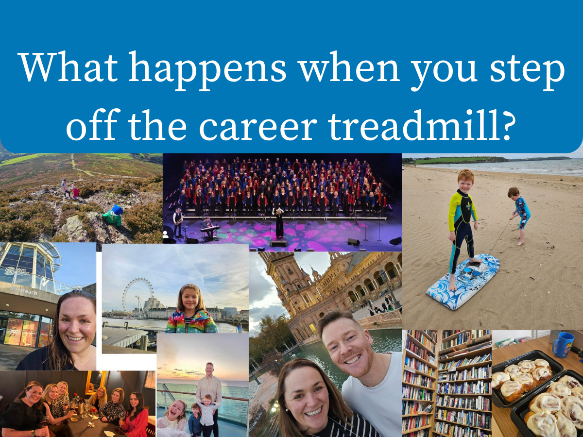 What happens when you step off the career treadmill?