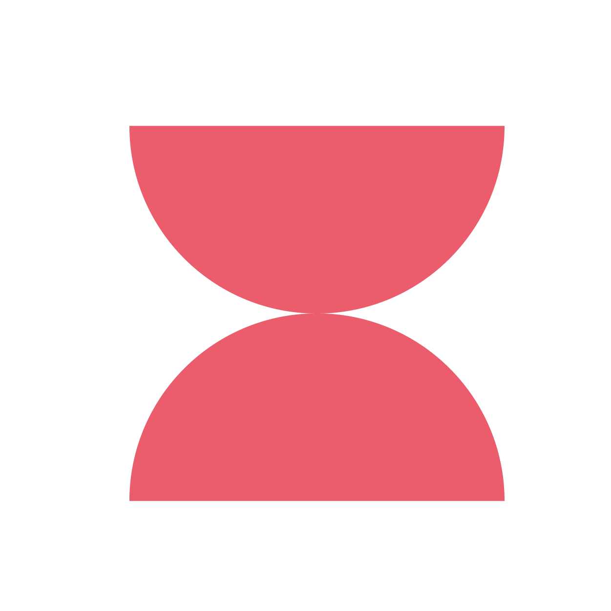 Pink geometric icon