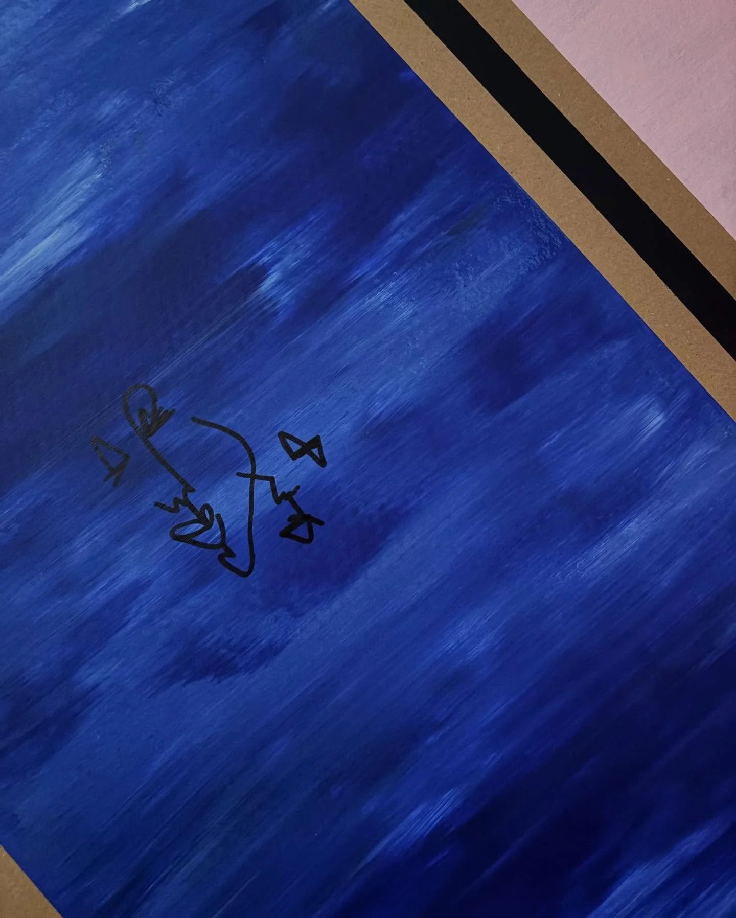 ++NEUE AUFTRAGSARBEIT++ some rose some blue some black and a sketch