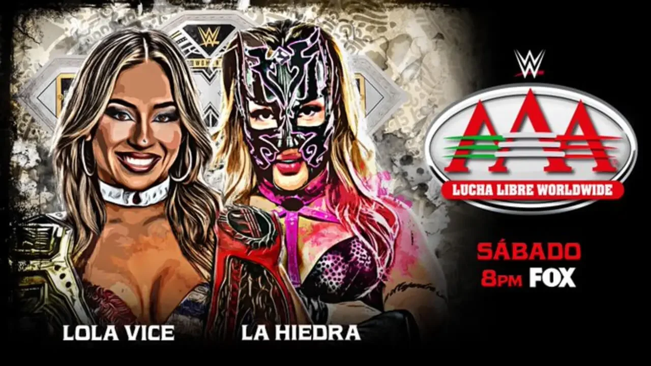 Lola vice vs LA hiedra lucha libre AAA worldwide promotional photo