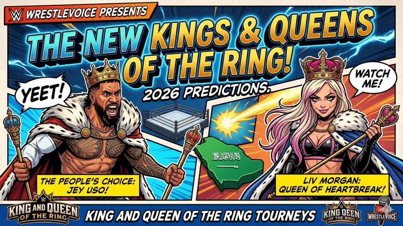 Jey Uso and Liv Morgan 2026 King and Queen of the Ring Predictions